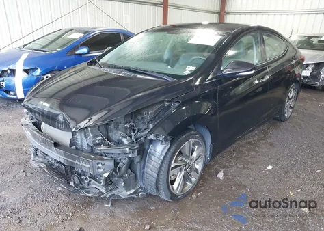 2014 Hyundai Elantra Limited из США, поврежденный, VIN 5NPDH4AE9EH460022